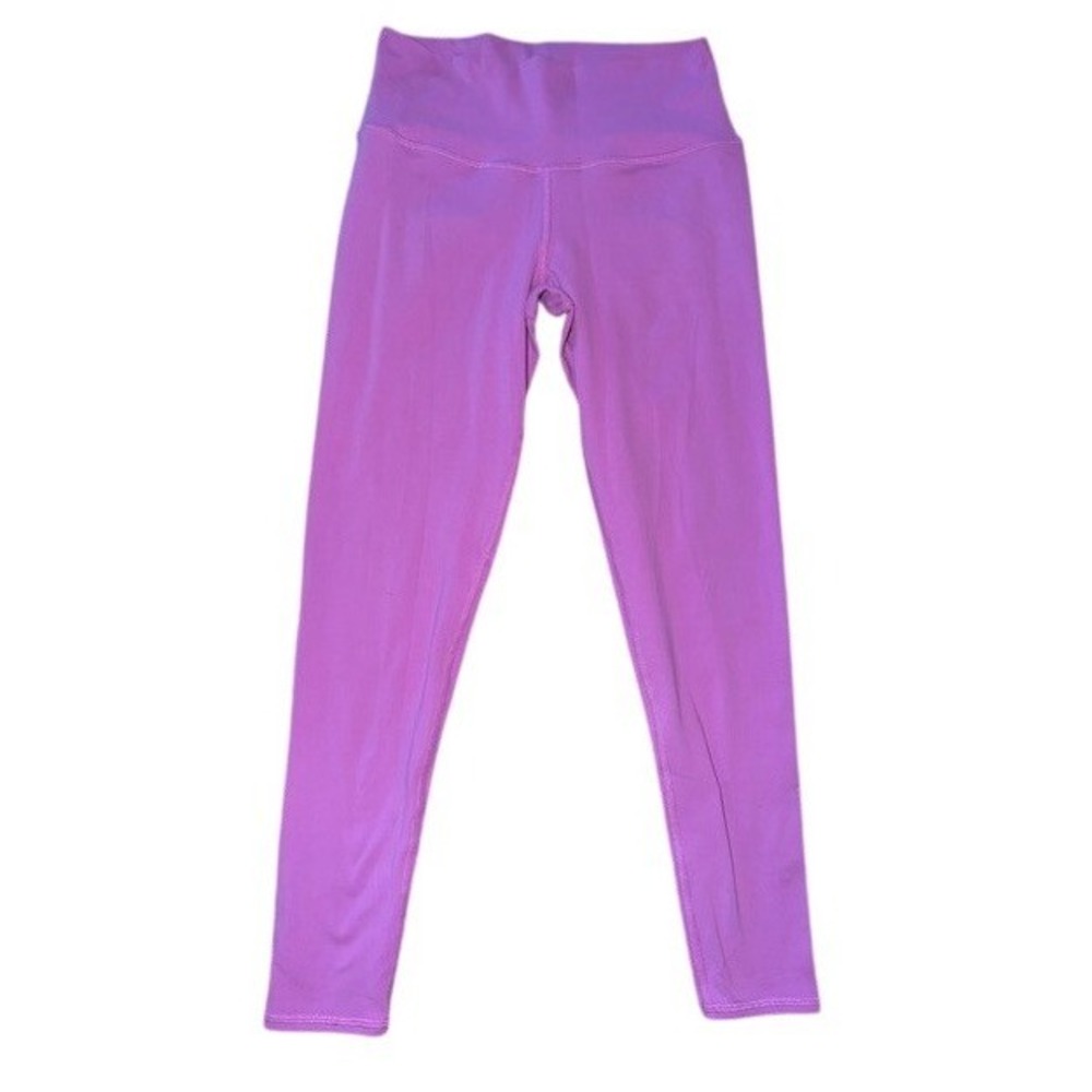 Alo Yoga High Waist Airbrush Leggings Pink/Purple Womens Size Medium Activewear